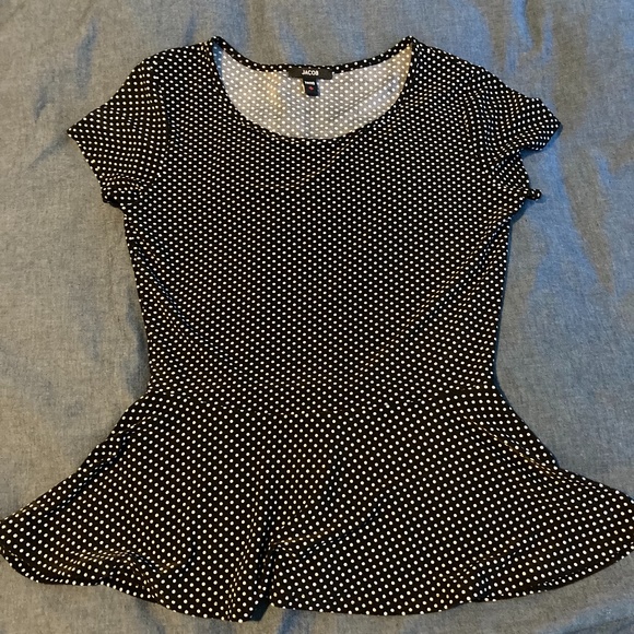 Jacob peplum polka dot top - Picture 1 of 4